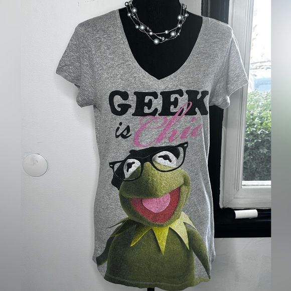 The Muppets Gray Kermit Graphic Tee - Picture 3 of 12